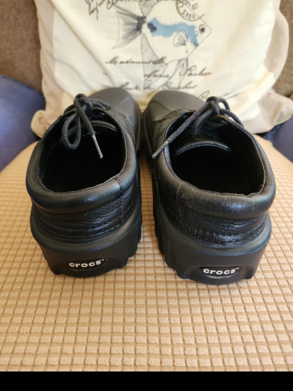 Crocs ALL terrian BOAT Shoes VINTAGE size 9 - Picture 3 of 5